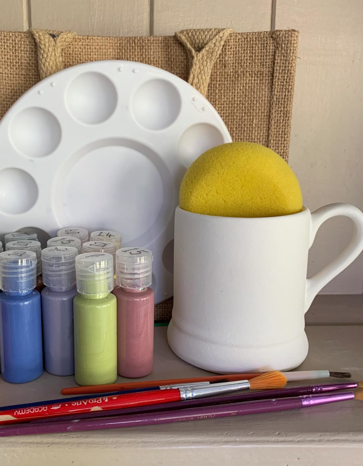 Paint at Home Kits Teacup Designs